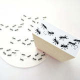 Lots of ants rubber stamp