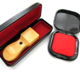 Japanese wooden stamp, Japanese Inkan stamp, Square stamp, Art signature
