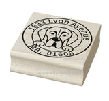 Great Dane custom rubber stamp