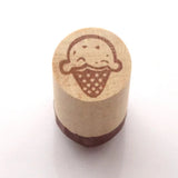 Ice cream stamp, Retro pop ice cream, Kawaii rubber stamp, Japanese stationery, Japanese rubber stamps