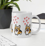 Corgi mug, Walsh Corgi, Dog lover gift idea