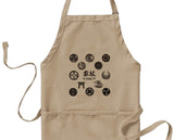 Japanese Kamon apron