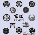 Japanese Kamon apron