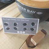 Coffee bean mini stamp