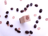 Coffee bean mini stamp