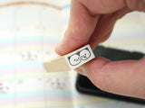 Couple cats rubber stamp, Cat rubber stamp, Japanese rubber stamps, Cute rubber stamp