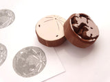 Full moon stamp, Moon decoration, Halloween rubber stamp, Unique rubber stamp, Japanese rubber stamps