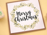 Olive wreath handmade card stamps, Wedding stamp, Wedding decoration