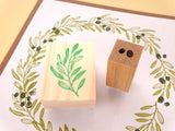Olive wreath handmade card stamps, Wedding stamp, Wedding decoration