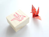 Origami crane, Wedding decoration, Japanese rubber stamp, Wedding stamp