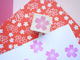 Cherry blossom stamp, Wedding tree decoration stamp, Flower rubber stamp, Sakura stamp