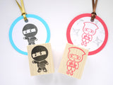 Ninja stamp, Ninja birthday party, Japanese rubber stamps, Japanese cartoon
