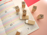 Hobonichi mini weather stamps