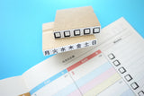 Bullet journal day of the week stamps set, Japanese rubber stamps, Hobonichi rubber stamps