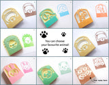 Owl name stamp, Custom rubber stamp, Gift for child, Unique rubber stamp, Personalized name stamp