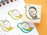 Bee stamp for your baby shower invitations, Bee rubber stamp, Cute rubber stamp, Japanese rubber stamp