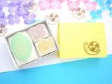 Hydrangea rubber stamp, Rainy season decoration, Snail rubber stamp, Japanese rubber stamps