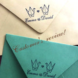 Origami cranes, Custom wedding stamp, Personalized stamp wedding, Wedding decoration, Origami crane stamp
