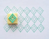 Hobonichi mini stamps set, Geometric pattern