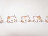 Hanging cat unique stamp