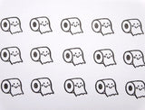 Poo rubber stamp, Toilet paper, Toilet stamp, Cute rubber stamps, Japanese rubber stamps