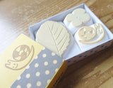 Hydrangea rubber stamp, Rainy season decoration, Snail rubber stamp, Japanese rubber stamps
