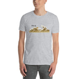 Mt Fuji with wave T-Shirt, Japanese T-shirt