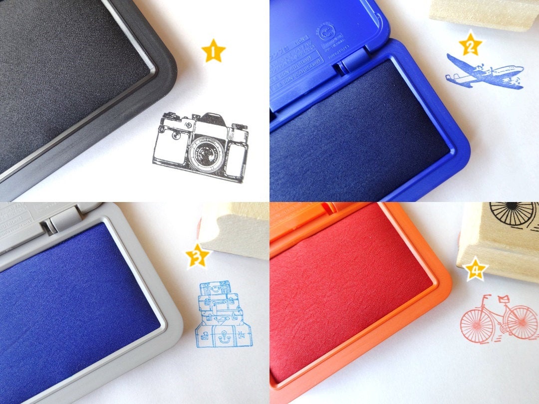 Non stress ink pads Japanese Rubber Stamps