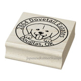 Labrador retriever custom stamp