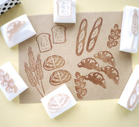 Bread decoration hobonichi stamps