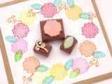 Flower decoration stamp set