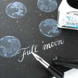 Full moon stamp, Moon decoration, Halloween rubber stamp, Unique rubber stamp, Japanese rubber stamps