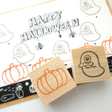 Halloween rubber stamps set of 2