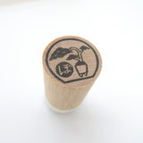 Bonsai master rubber stamps, Miniature bonsai rubber stamp