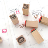 Animal hobonichi stamps set of 7
