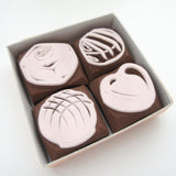 Chocolate stamps, Handmade stamp, Wedding invitation, Valentine's day, Stationery lover