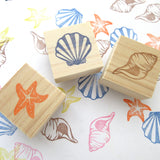 Seashell Rubber Stamp Set | Beach Wedding & Summer Decoration