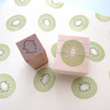 Kiwi Rubber Stamp | Fruits decoration | Kiwi stamp