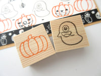 Halloween rubber stamps set of 2