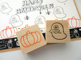 Halloween rubber stamps set of 2