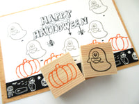 Halloween rubber stamps set of 2