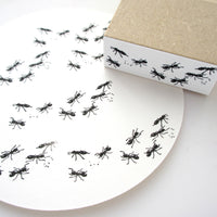 Lots of ants rubber stamp