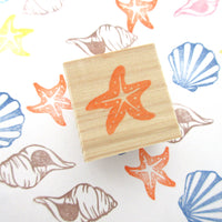 Seashell rubber stamps, Beach wedding decoration, Handmade rubber stamp, Summer decoration stamps, Japanese rubber stamps