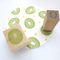 Kiwi rubber stamp, Cute rubber stamp, Japanese stationery, Hobonichi decoration, Japanese rubber stamps