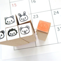 Animal hobonichi stamps set of 6