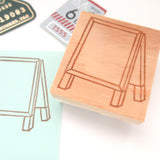 Cafe blackboard stamp, Japanese rubber stamps, Cute rubber stamp, Snail mail decoration