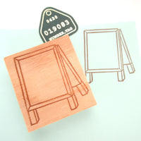 Cafe blackboard stamp, Japanese rubber stamps, Cute rubber stamp, Snail mail decoration