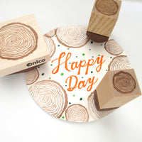 Tree ring invitation, Stump rubber stamp, Wedding rubber stamp, Unique decoration stamp, Japanese rubber stamps