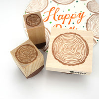 Tree ring invitation, Stump rubber stamp, Wedding rubber stamp, Unique decoration stamp, Japanese rubber stamps