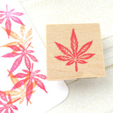 Japanese maple stamp, Japanese rubber stamp, Japanese wedding, Autumn decoration